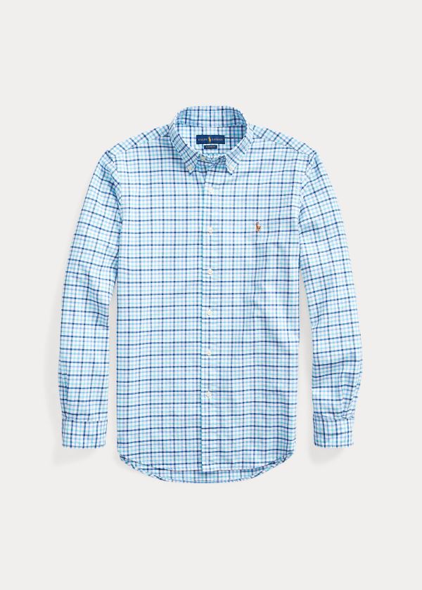 Camisa Polo Ralph Lauren Plaid Homem 76528-RUYA